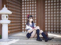 最新私拍百萬粉絲Cos簽約模特▌Nagisa魔物喵▌女子高中生の晝與夜 情趣乳夾束縛跳蛋震逼強制高潮