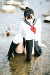 [新姬上線][會員][圖包][CosPlay]蘿莉嫩妹@超級美穴@落落Raku之閃光少女~Shining Days~ 戶外露出的學妹 密穴粉嫩 香甜可口 硬得哥哥停不下來