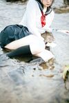 [新姬上線][會員][圖包][CosPlay]蘿莉嫩妹@超級美穴@落落Raku之閃光少女~Shining Days~ 戶外露出的學妹 密穴粉嫩 香甜可口 硬得哥哥停不下來