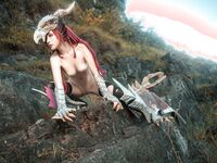 極品Cos爆機少女【喵小吉】動漫改新作《怪物獵人_曙光》極致粉穴美乳 超清4K原檔無水印