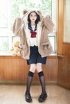 超清純推特露臉美少女私拍▌勞小白▌性感曲線翹嫩蜜乳 清新脫俗鄰家女氣息 彷彿初戀般的感覺小熊