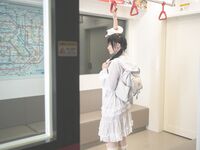 極品CosPlay爆機少女【喵小吉】純欲系新作《深夜地鐵》極致粉穴豪乳露出 超清4K原版