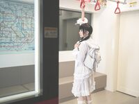極品CosPlay爆機少女【喵小吉】純欲系新作《深夜地鐵》極致粉穴豪乳露出 超清4K原版