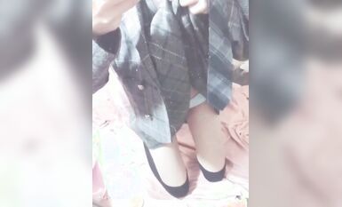 嬌嫩露臉小網紅！推特二次元卡哇伊極品妹【原野小年】粉絲群福利私拍COSER紫薇無毛粉嫩蜜穴 (1)