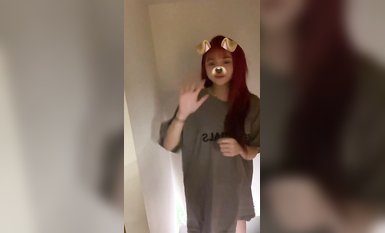 《台湾情侣泄密》高中小美女和男友之间的私密视讯被有人截获曝光 (7)