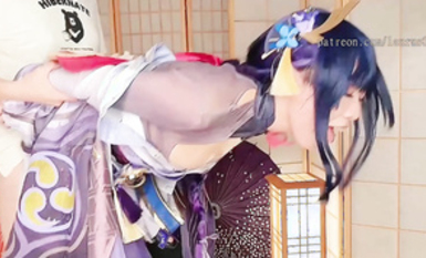 ✿勁爆硬核❤️二次元✿ 超淫三點全露出Cos雷電將軍▌浵卡▌掰穴鑒賞極品美鮑 口交龜頭責嫩穴榨精 滿足所有性幻想 (3)