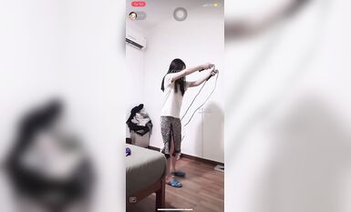 重磅 抖音直播技術性走光 熱舞 露底 美女雲集 (246)