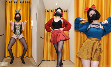 Naimi奶咪 24.4.24 最新和風兔女郎+白雪公主+張元英同款