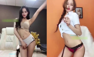 重磅！網易CC熱火女神【Alice 朴惠恩】超大尺度全露自慰-土豪定製！舞蹈功底不錯！甜美高顏值小妖精，黑絲制服 真要命 (2)