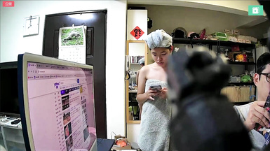 2024-05-21_臺北家庭監控_[內衣睡衣全裸]_媽媽睡衣妹妹內衣起床換衣服_妹妹洗澡_姐姐洗澡